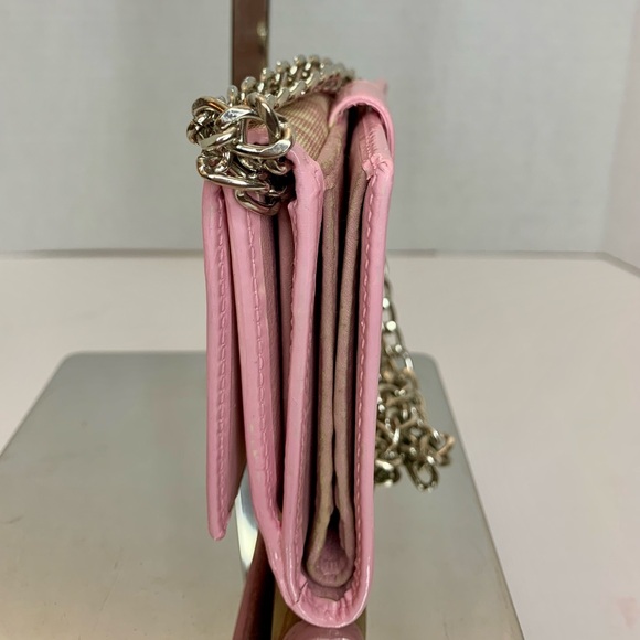 CHRISTIAN DIOR Monogram Girly Flap Compact Wallet Pink *2004* - Picture 5 of 11